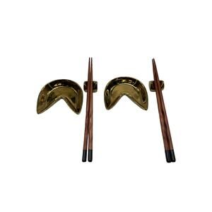Cost Plus World Market Chopstick and Dipping Bowl Set